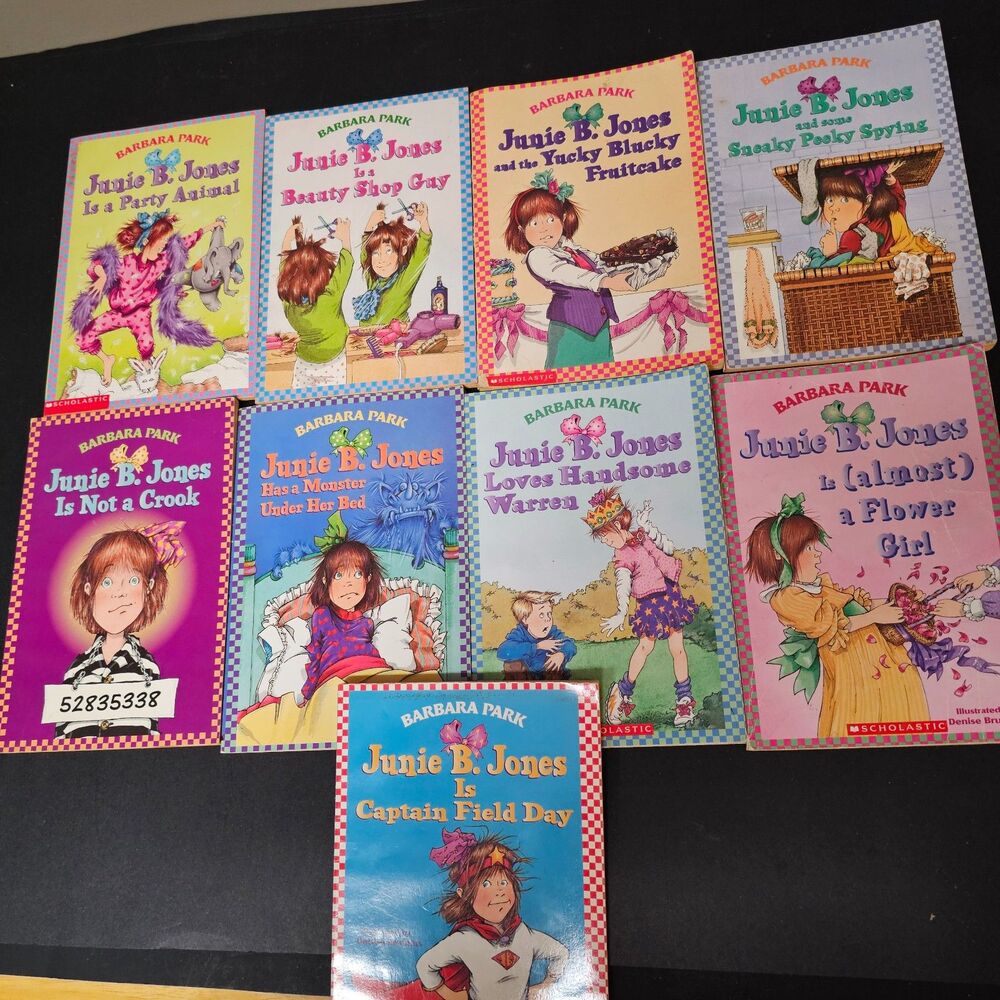 Junie B Jones Lot 9 Chapter Books Barbara Park Grades 1-4 Ages 6-9 Not a Crook